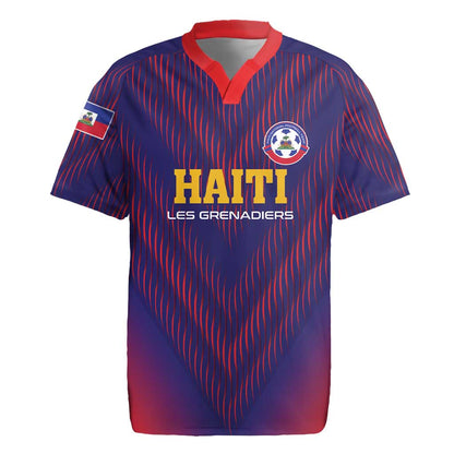 Custom Afro Haiti Football Rugby Jersey Come On Les Grenadiers
