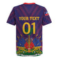 Custom Afro Haiti Football Rugby Jersey Come On Les Grenadiers