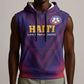 Custom Afro Haiti Football Sleeveless Hoodie Come On Les Grenadiers - African Pride