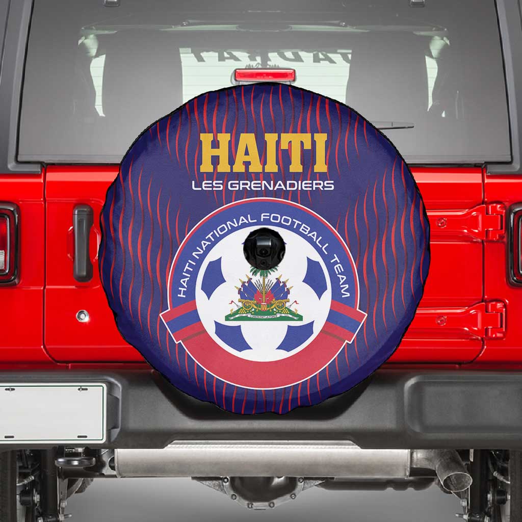 Afro Haiti Football Spare Tire Cover Come On Les Grenadiers