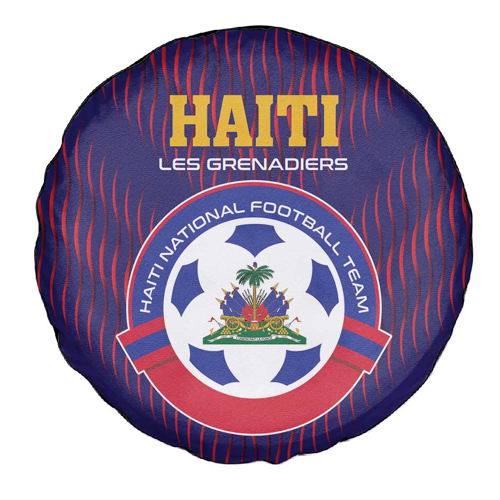 Afro Haiti Football Spare Tire Cover Come On Les Grenadiers