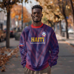 Custom Afro Haiti Football Sweatshirt Come On Les Grenadiers