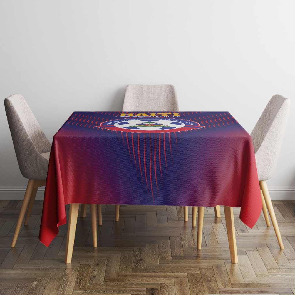 Afro Haiti Football Tablecloth Come On Les Grenadiers