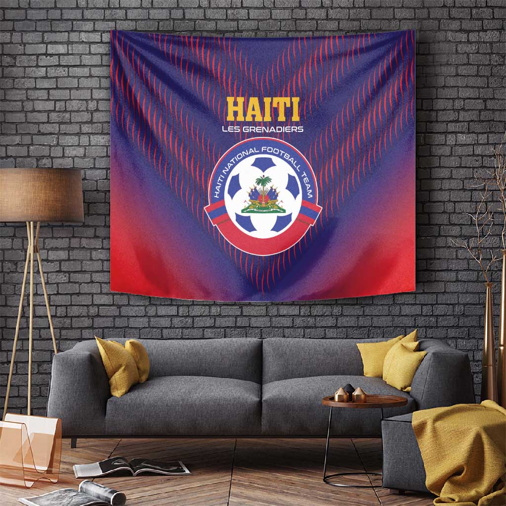 Afro Haiti Football Tapestry Come On Les Grenadiers