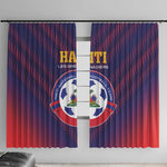 Afro Haiti Football Window Curtain Come On Les Grenadiers
