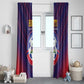Afro Haiti Football Window Curtain Come On Les Grenadiers