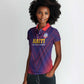 Custom Afro Haiti Football Women Polo Shirt Come On Les Grenadiers
