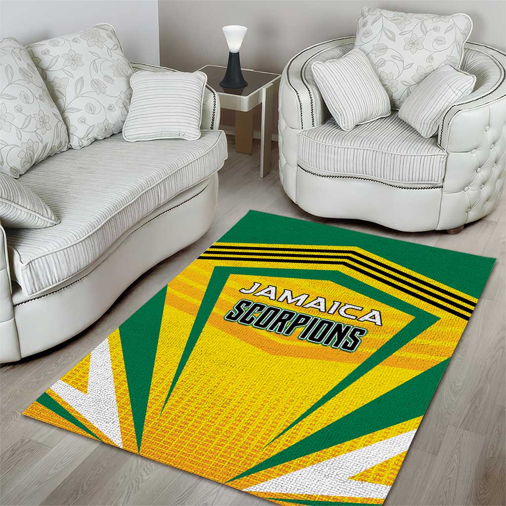 Cricket Jamaica Area Rug Scorpions We Made Legends