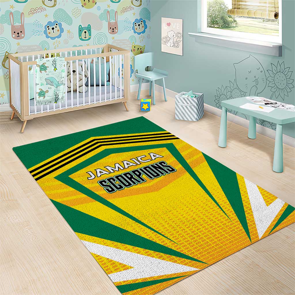 Cricket Jamaica Area Rug Scorpions We Made Legends