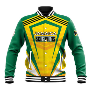 Custom Cricket Jamaica Baseball Jacket Scorpions We Made Legends
