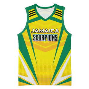 Custom Cricket Jamaica Basketball Jersey Scorpions We Made Legends - African Pride