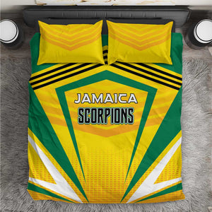 Cricket Jamaica Bedding Set Scorpions We Made Legends