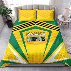Cricket Jamaica Bedding Set Scorpions We Made Legends