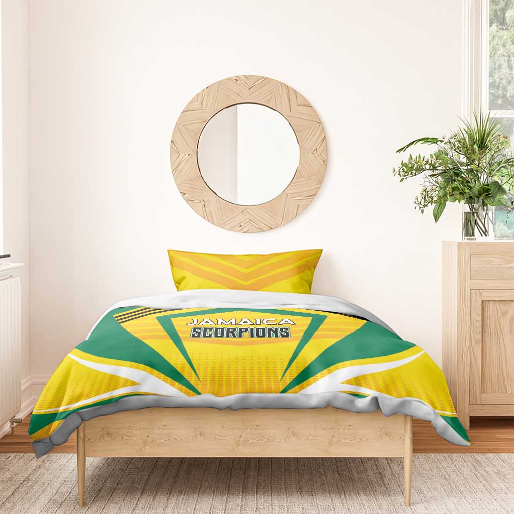 Cricket Jamaica Bedding Set Scorpions We Made Legends