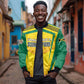 Custom Cricket Jamaica Bomber Jacket Scorpions We Made Legends