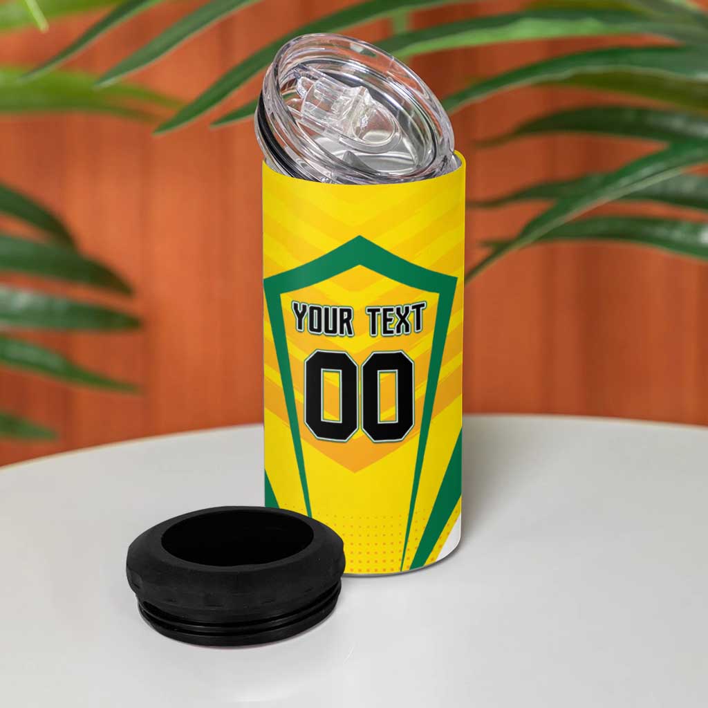 Custom Cricket Jamaica 4 in 1 Can Cooler Tumbler Scorpions We Made Legends