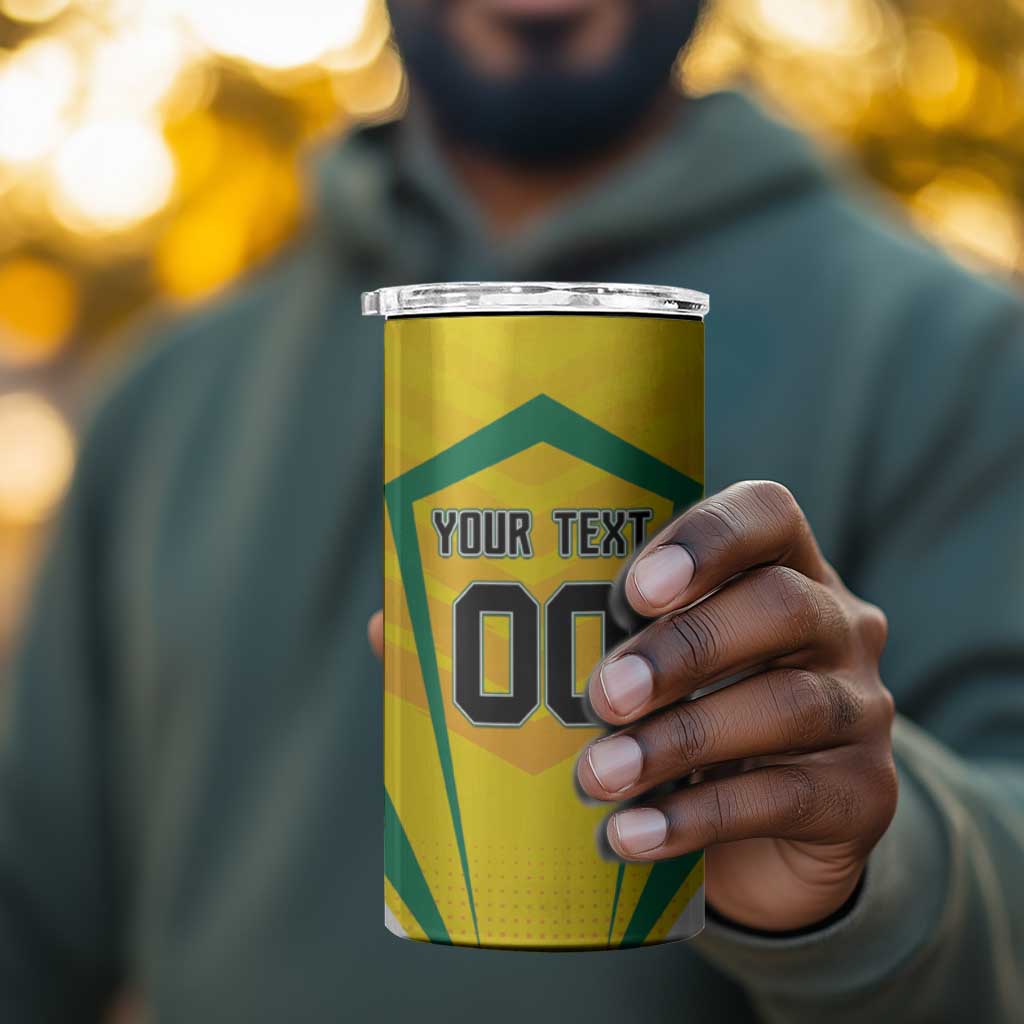 Custom Cricket Jamaica 4 in 1 Can Cooler Tumbler Scorpions We Made Legends