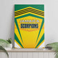 Cricket Jamaica Canvas Wall Art Scorpions We Made Legends