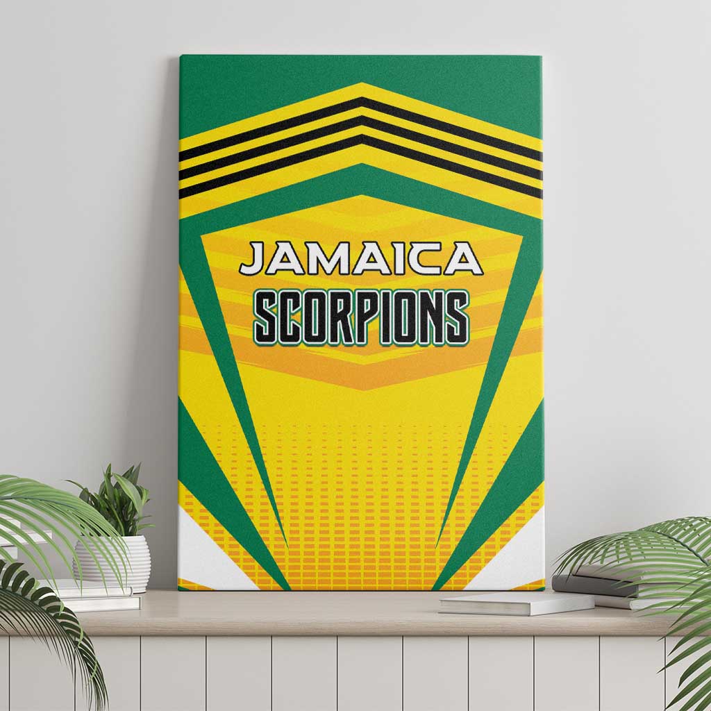 Cricket Jamaica Canvas Wall Art Scorpions We Made Legends