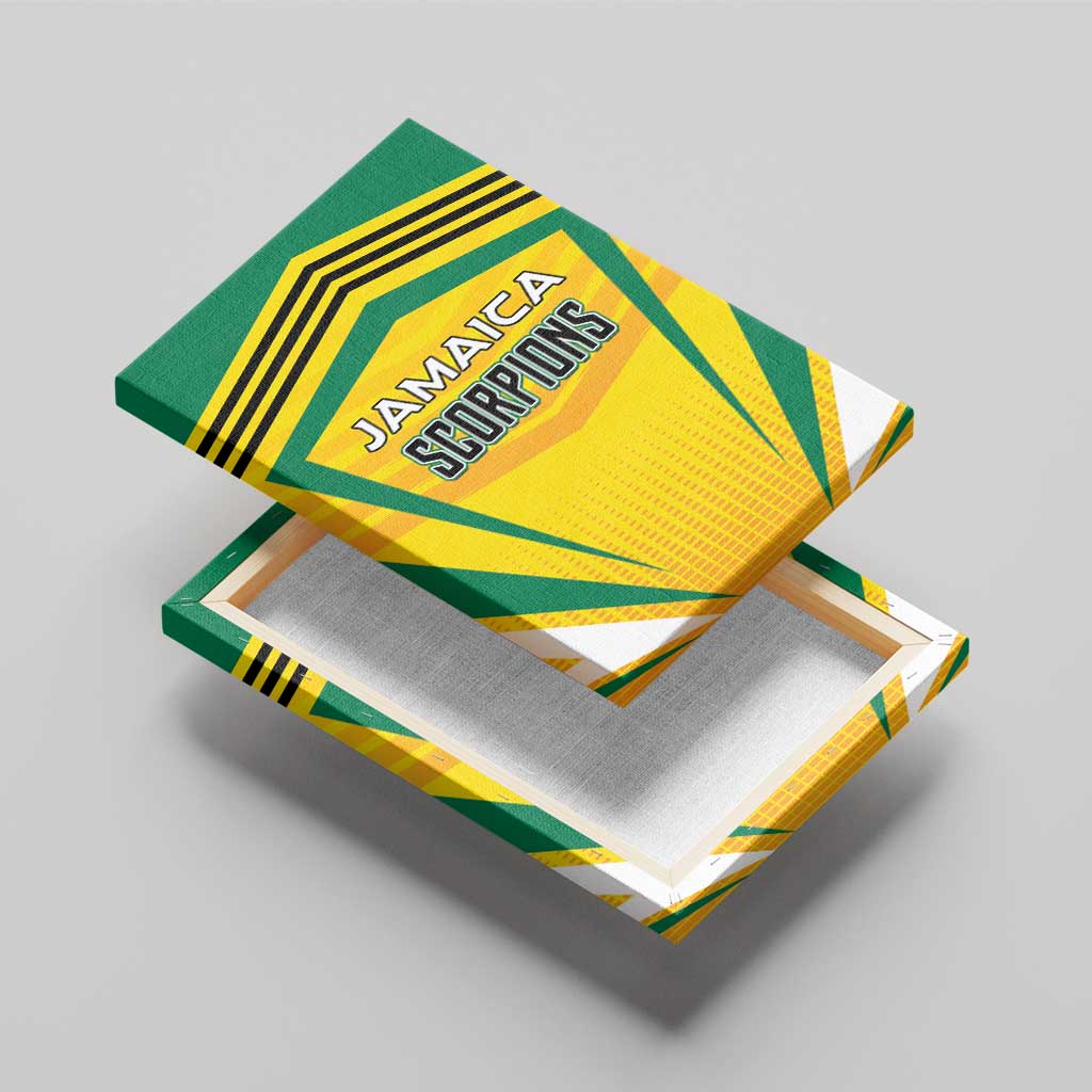 Cricket Jamaica Canvas Wall Art Scorpions We Made Legends