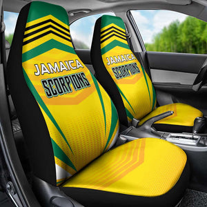 Cricket Jamaica Car Seat Cover Scorpions We Made Legends