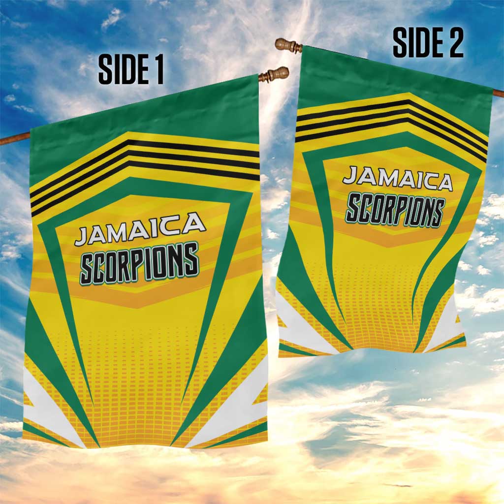 Cricket Jamaica Garden Flag Scorpions We Made Legends