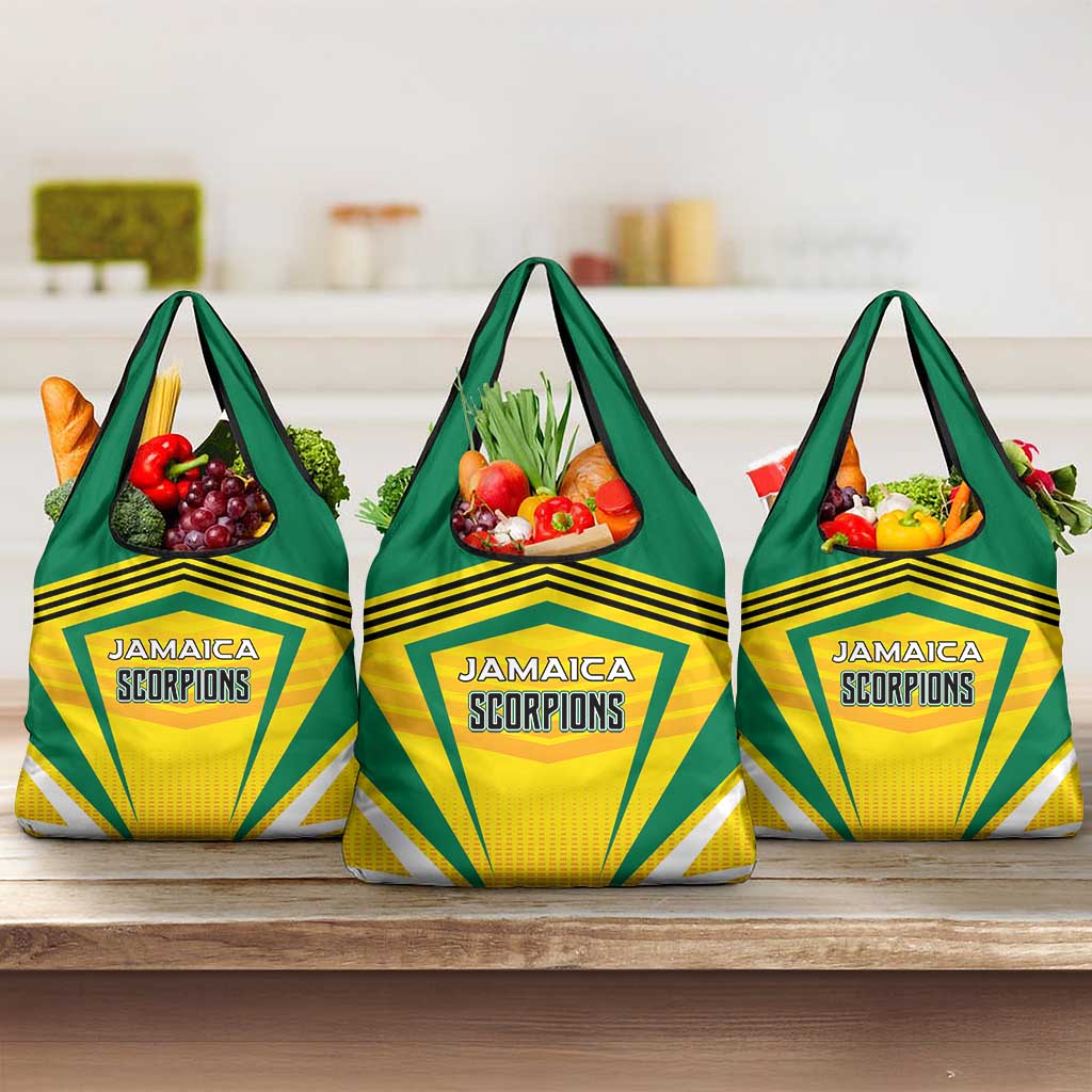 Cricket Jamaica Grocery Bag Scorpions We Made Legends