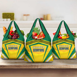 Cricket Jamaica Grocery Bag Scorpions We Made Legends