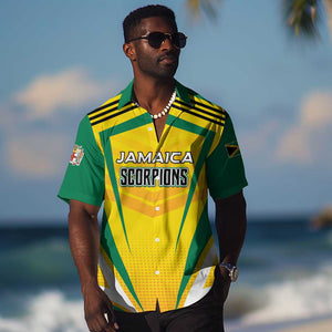 Custom Cricket Jamaica Hawaiian Shirt Scorpions We Made Legends