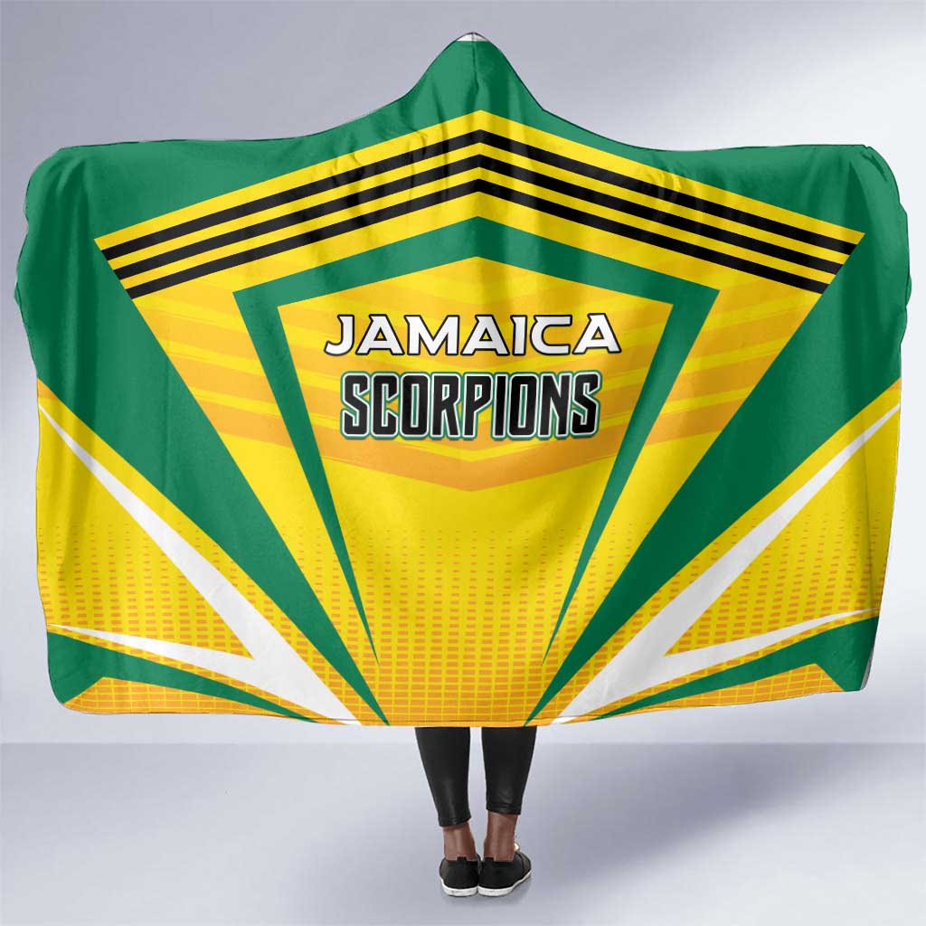 Cricket Jamaica Hooded Blanket Scorpions We Made Legends