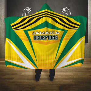 Cricket Jamaica Hooded Blanket Scorpions We Made Legends
