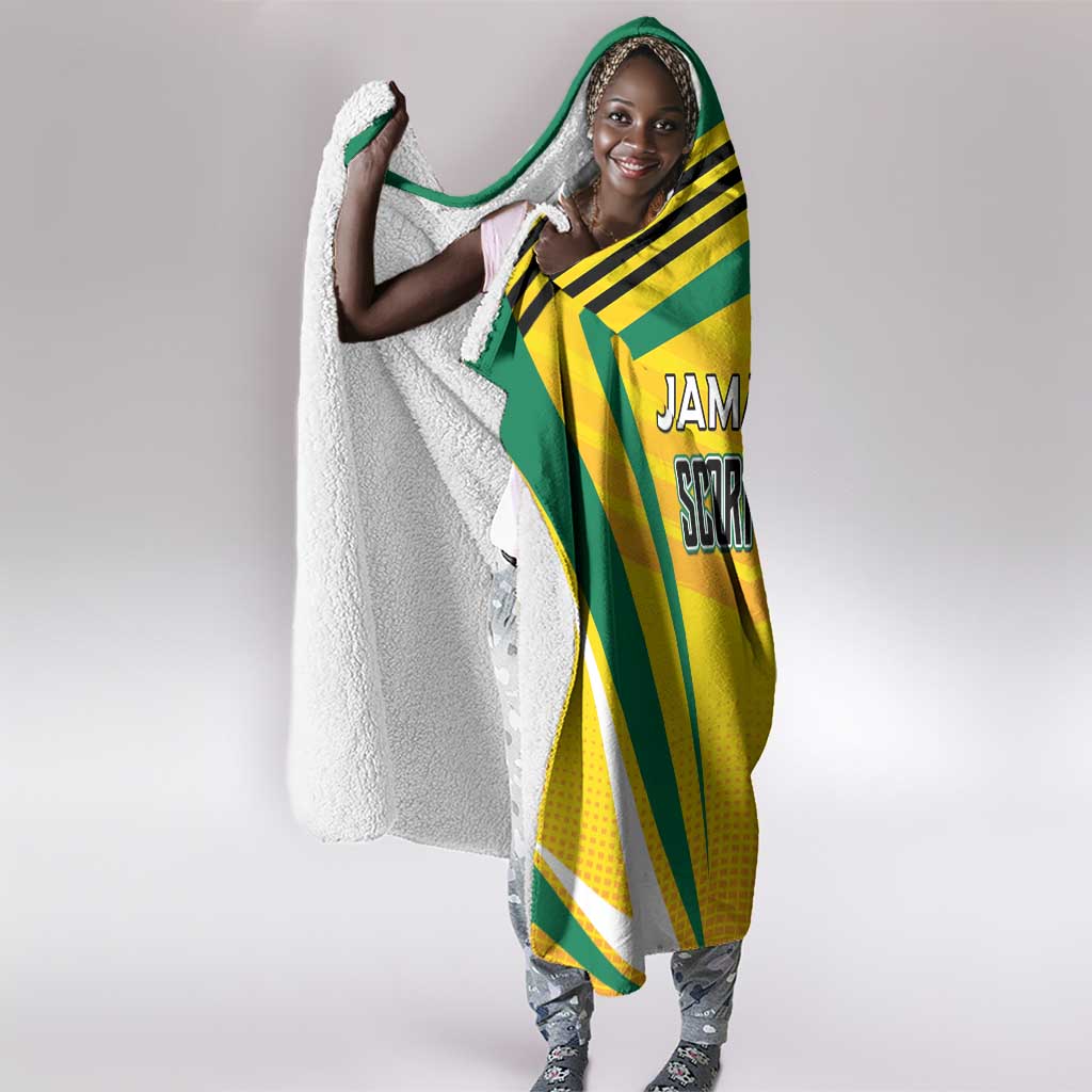 Cricket Jamaica Hooded Blanket Scorpions We Made Legends