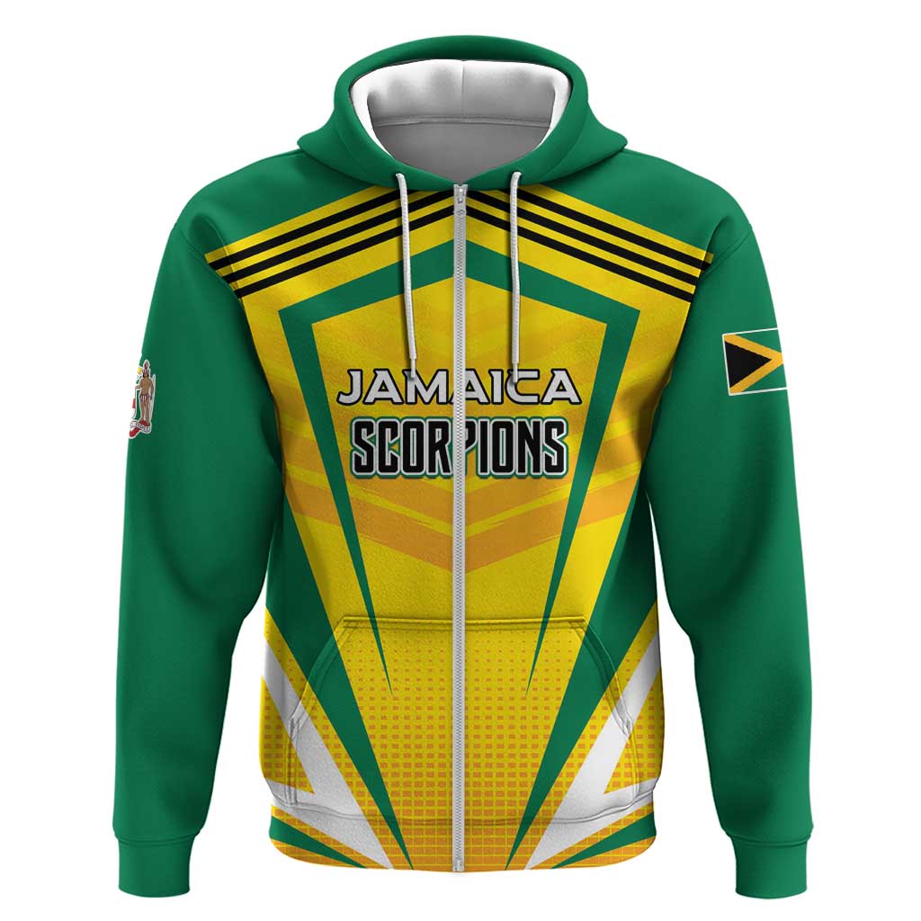 Custom Cricket Jamaica Hoodie Scorpions We Made Legends