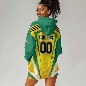 Custom Cricket Jamaica Hoodie Dress Scorpions We Made Legends