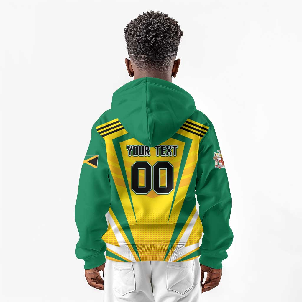 Custom Cricket Jamaica Kid Hoodie Scorpions We Made Legends