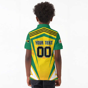 Custom Cricket Jamaica Kid Polo Shirt Scorpions We Made Legends