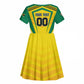 Custom Cricket Jamaica Kid Short Sleeve Dress Scorpions We Made Legends