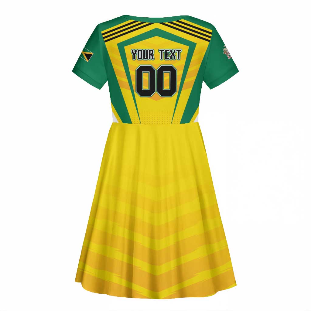 Custom Cricket Jamaica Kid Short Sleeve Dress Scorpions We Made Legends