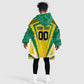 Custom Cricket Jamaica Kid Wearable Blanket Hoodie Scorpions We Made Legends