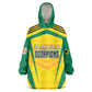 Custom Cricket Jamaica Kid Wearable Blanket Hoodie Scorpions We Made Legends