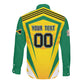 Custom Cricket Jamaica Long Sleeve Button Shirt Scorpions We Made Legends