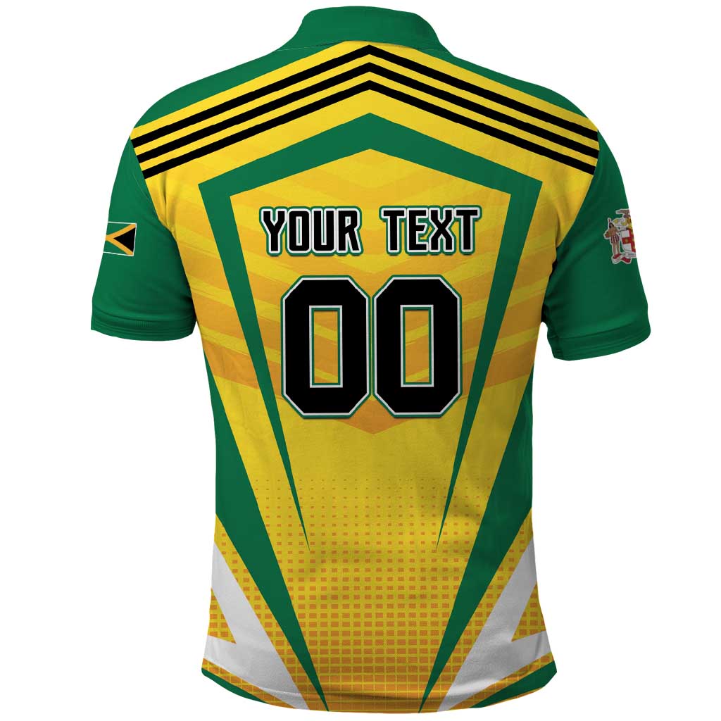 Custom Cricket Jamaica Polo Shirt Scorpions We Made Legends