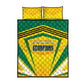 Cricket Jamaica Quilt Bed Set Scorpions We Made Legends
