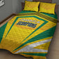 Cricket Jamaica Quilt Bed Set Scorpions We Made Legends