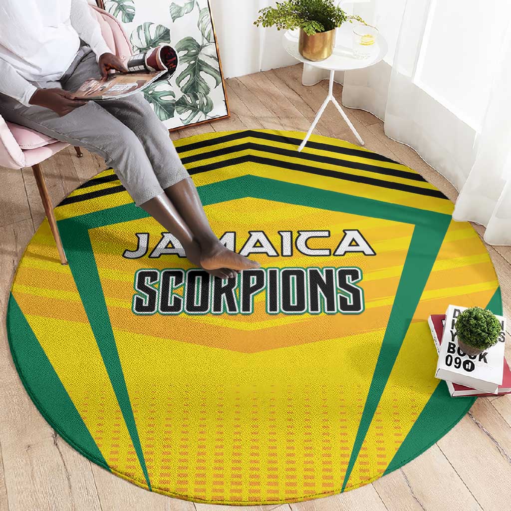 Cricket Jamaica Round Carpet Scorpions We Made Legends