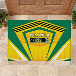 Cricket Jamaica Rubber Doormat Scorpions We Made Legends