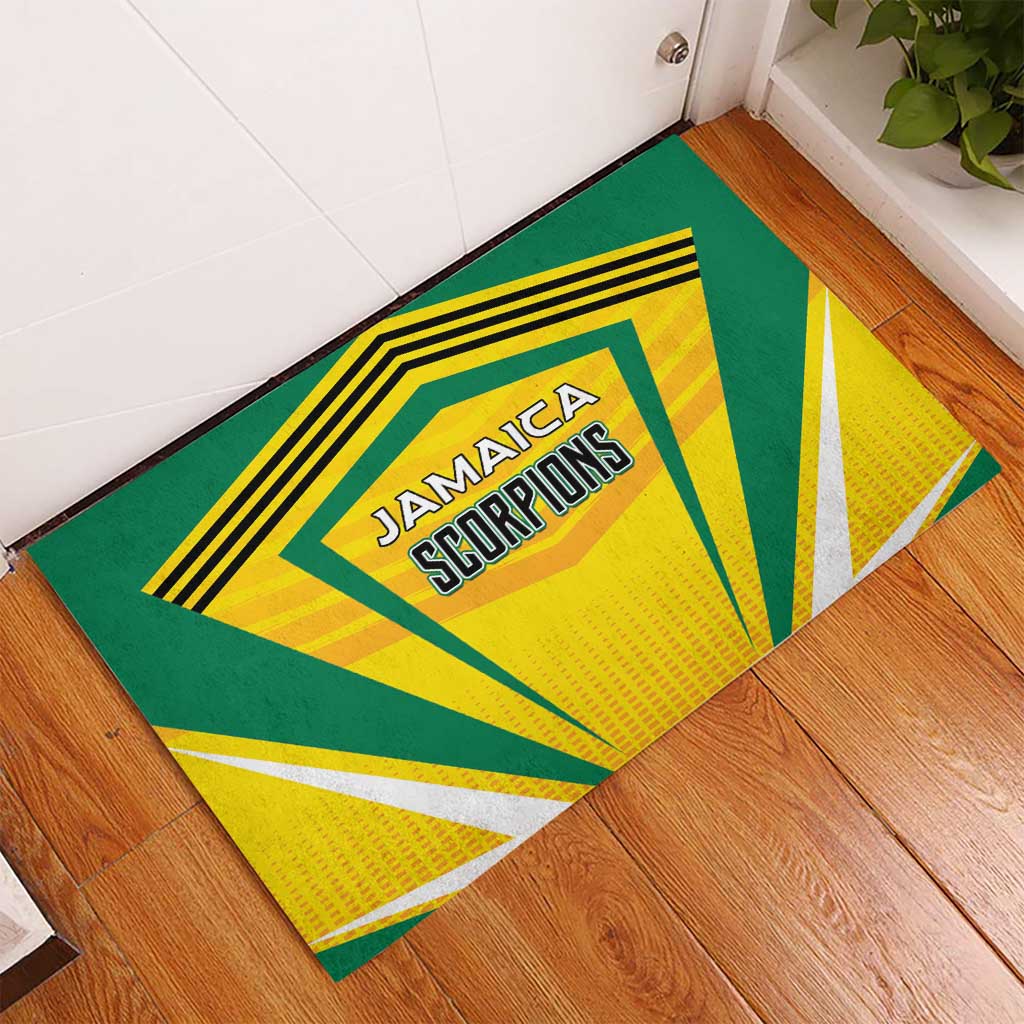 Cricket Jamaica Rubber Doormat Scorpions We Made Legends