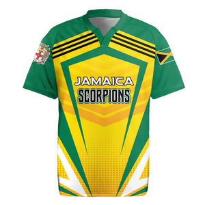 Custom Cricket Jamaica Rugby Jersey Scorpions We Made Legends