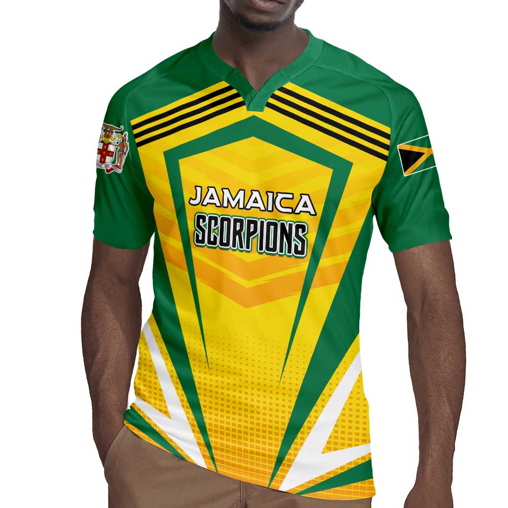 Custom Cricket Jamaica Rugby Jersey Scorpions We Made Legends