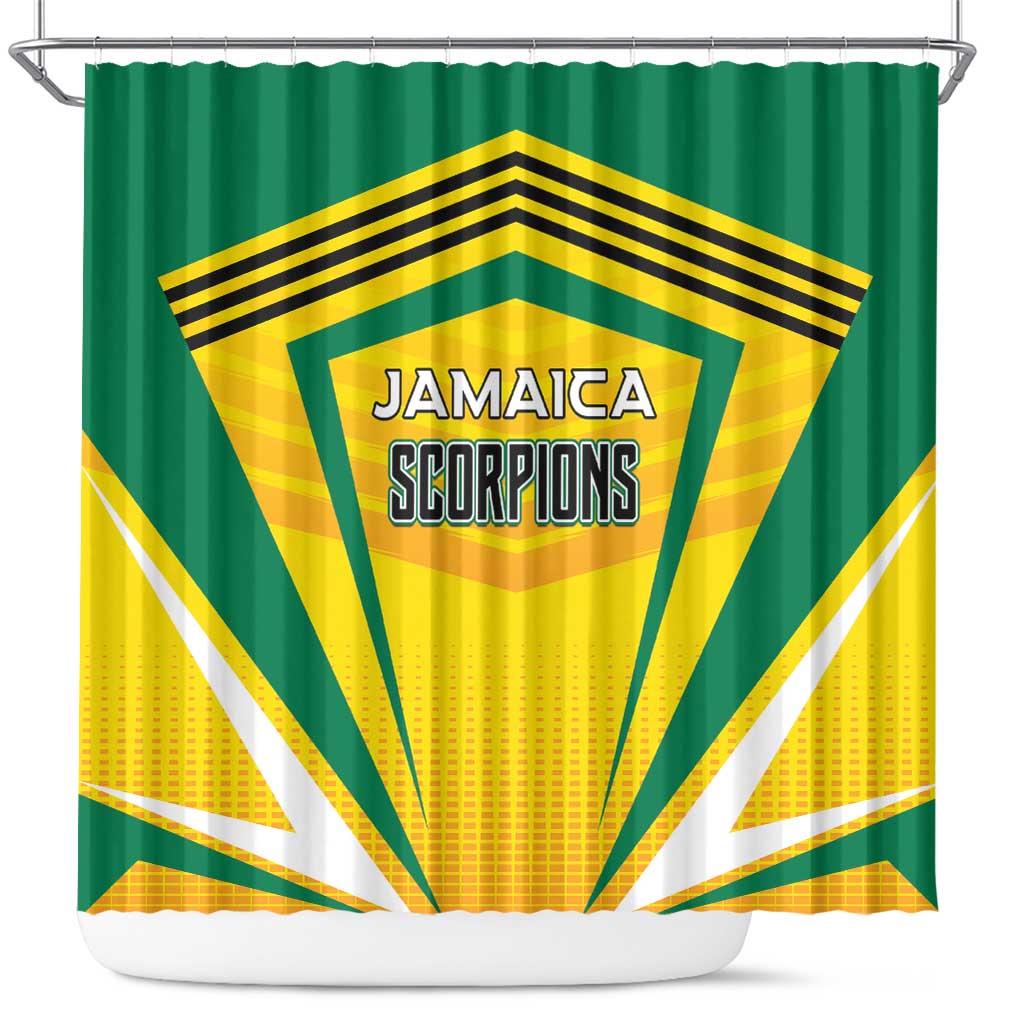 Cricket Jamaica Shower Curtain Scorpions We Made Legends